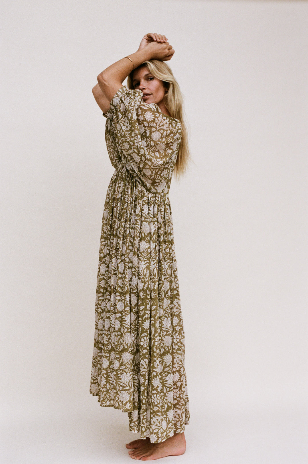 Kyra Maxi Dress ~ Olive