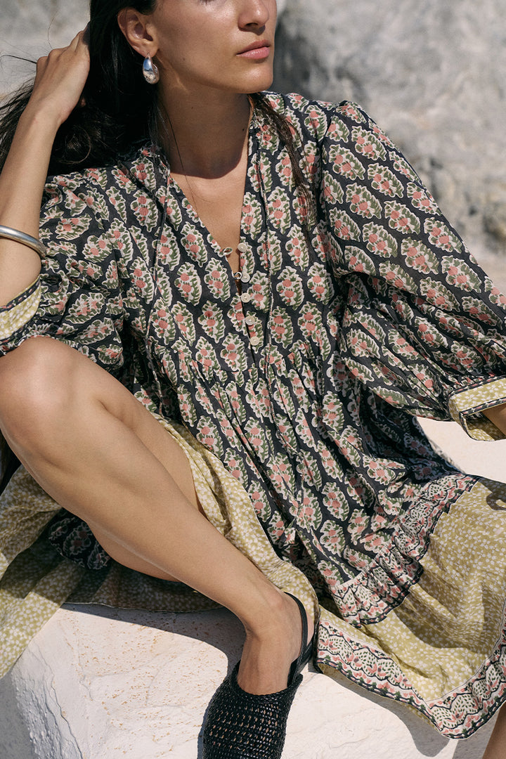 Bhoomi Mini Dress ~ Onyx