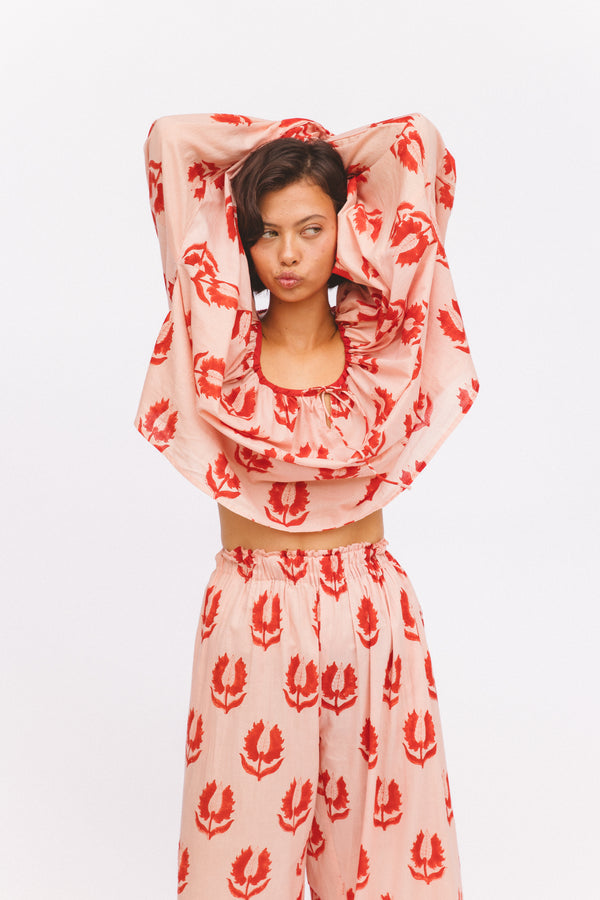 Ria Pants ~ Cherry Blossom