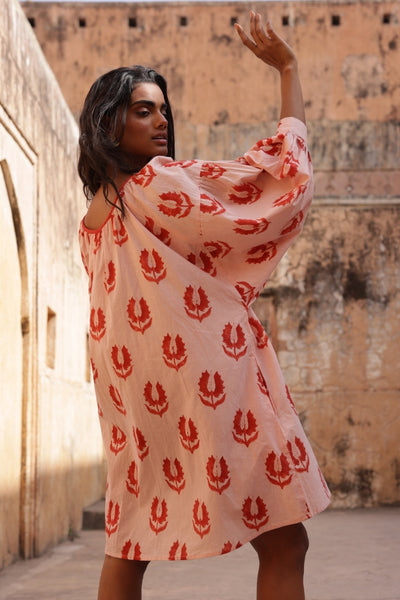 Ria Mini Dress ~ Cherry Blossom