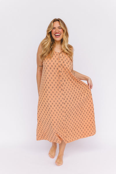Sundress Midi ~ Peach