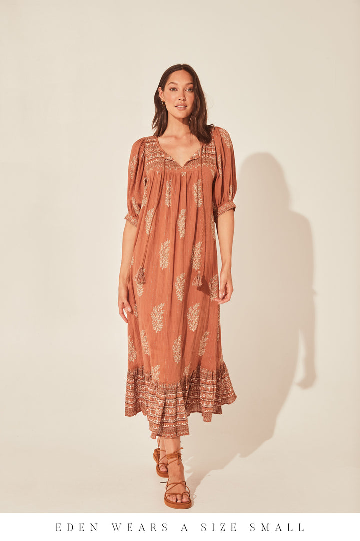 Mishka Maxi Dress ~ Chai