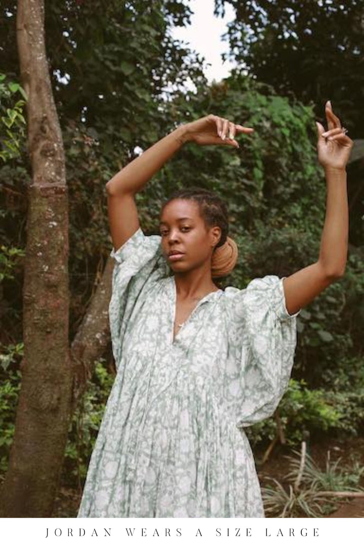 Kyra Midi Dress ~ Jade