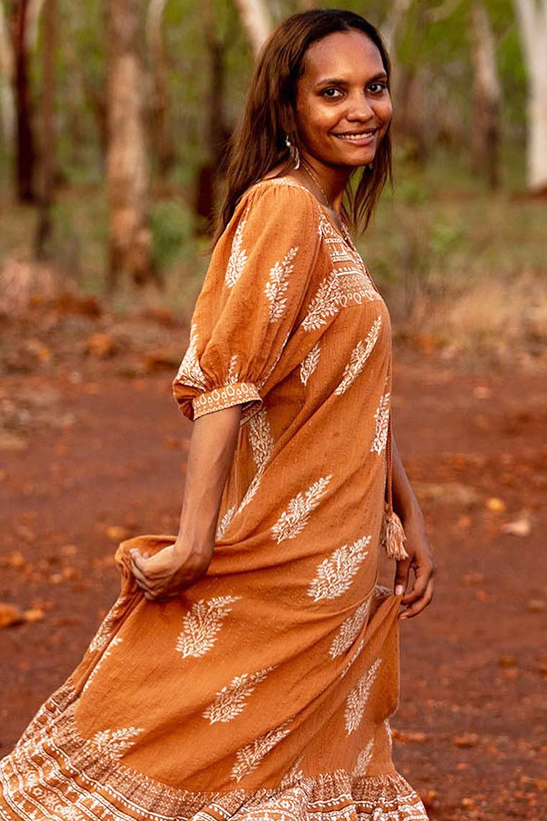 Mishka Maxi Dress ~ Chai