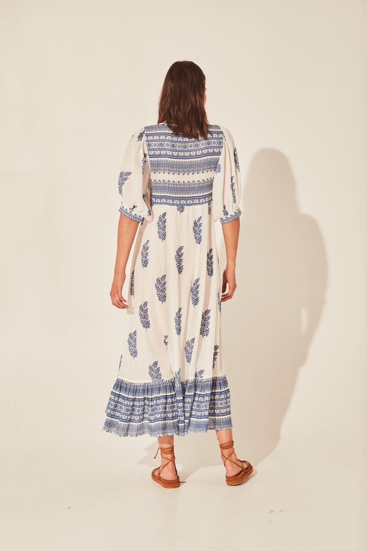 Mishka Maxi Dress ~ Azure Blue