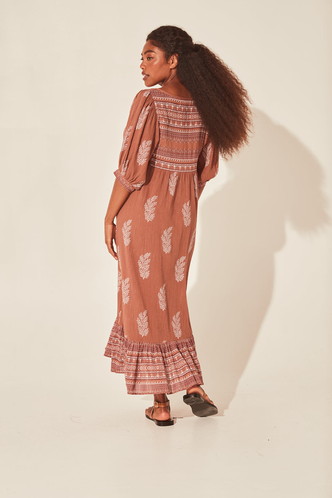 Mishka Maxi Dress - Hazelnut