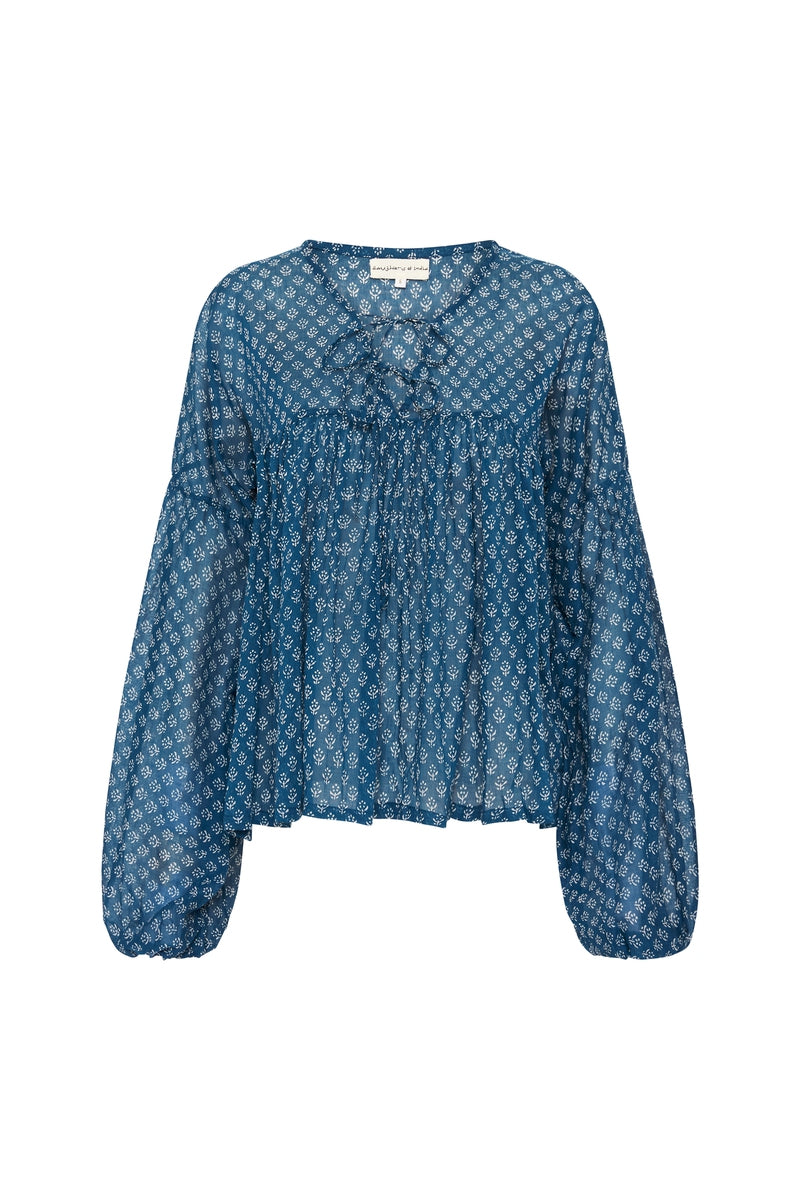 Rashmi Blouse ~ Navy