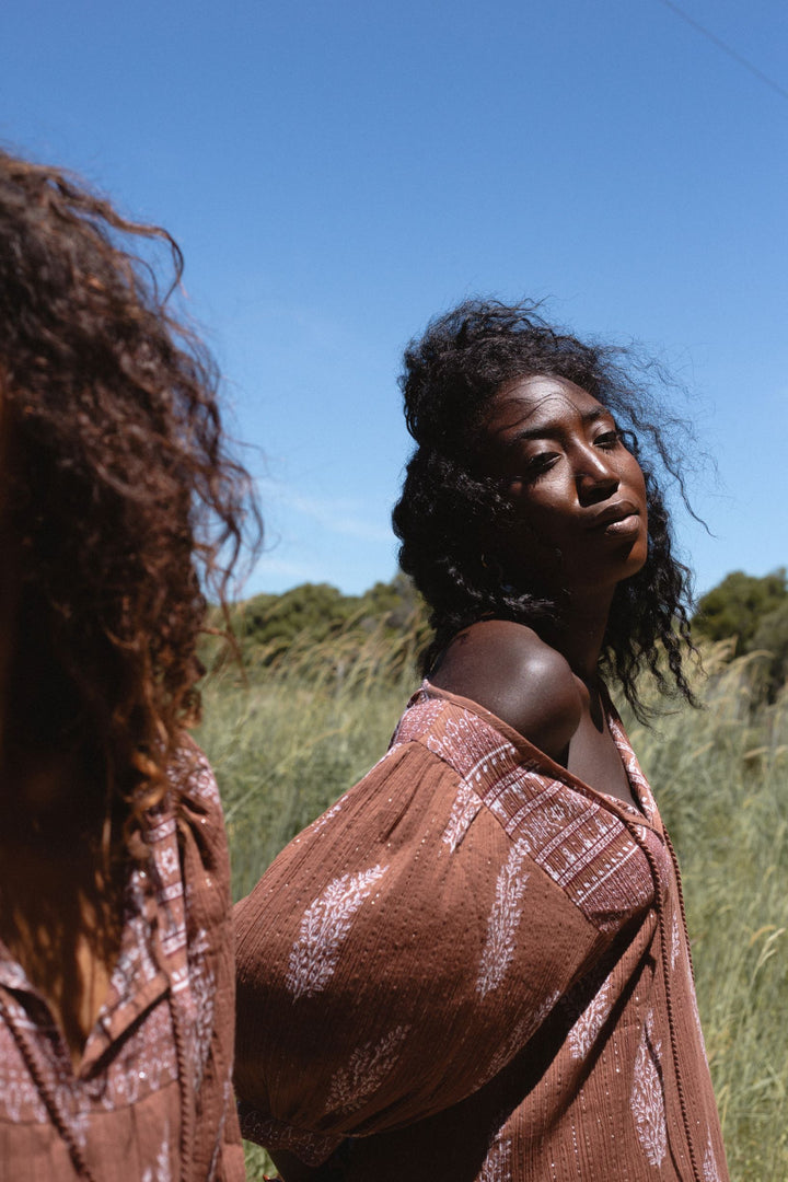 Mishka Maxi Dress - Hazelnut